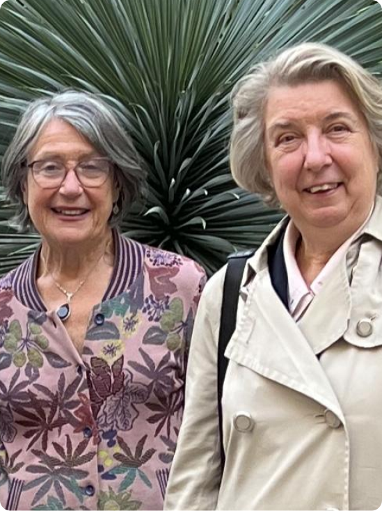 photo des deux fondatrices, Martine Frager Berlet et Françoise Vielmas