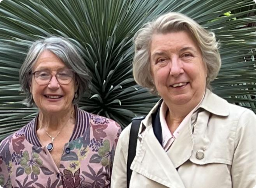 photo des deux fondatrices, Martine Frager Berlet et Françoise Vielmas